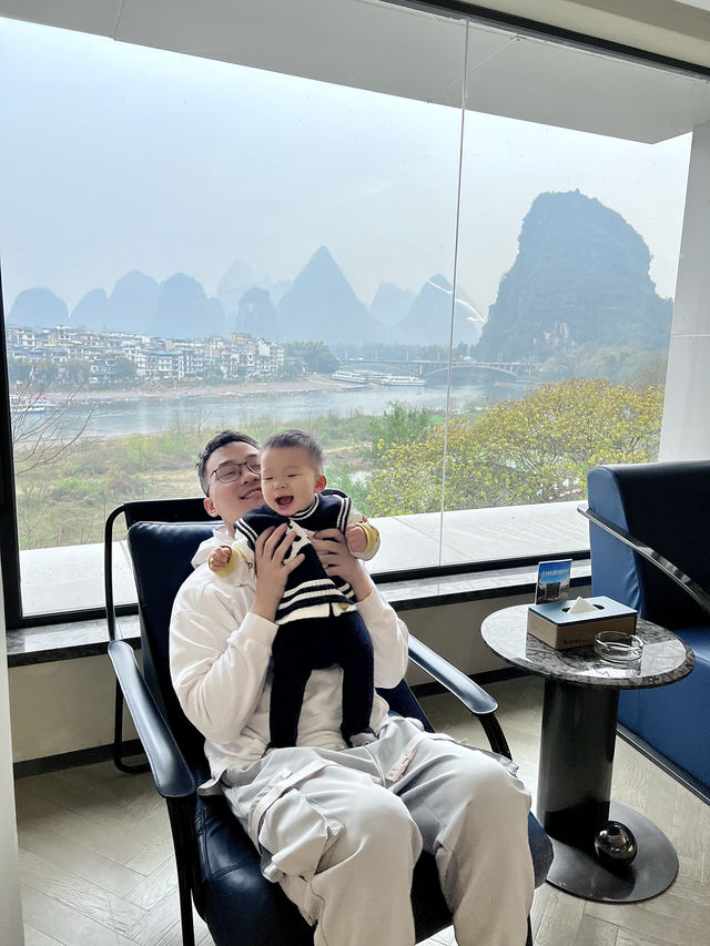 陽朔寶藏酒店 超大露台欣賞漓江美景！