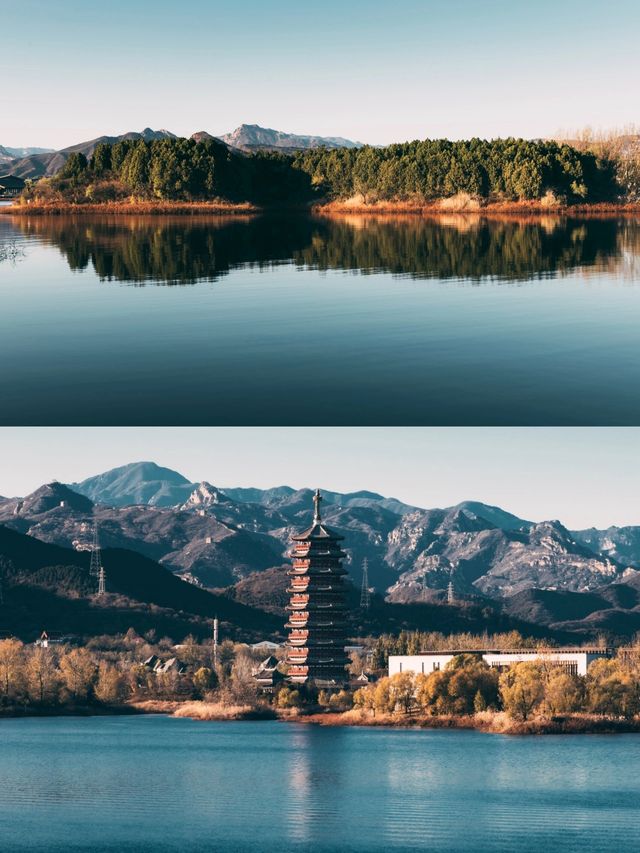 在北京不能錯過的雁栖湖神仙油畫春色