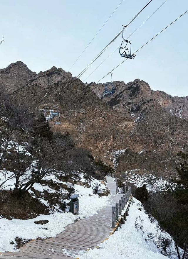 寧夏旅遊|賀蘭山的雪景沒讓我失望，美呆了