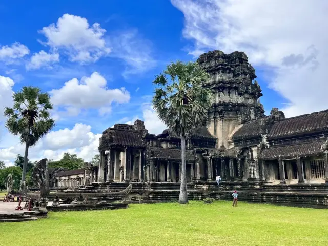 The Angkor Wat in Cambodia, the only ancient monument displayed on a national flag