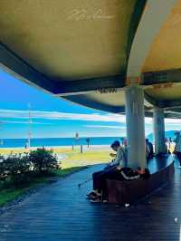 【釜山海雲臺海水浴場】春天踏春看海心曠神怡
