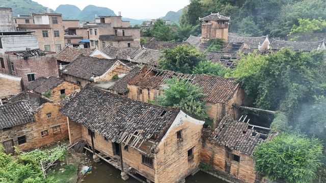廣西富川丁山古村。