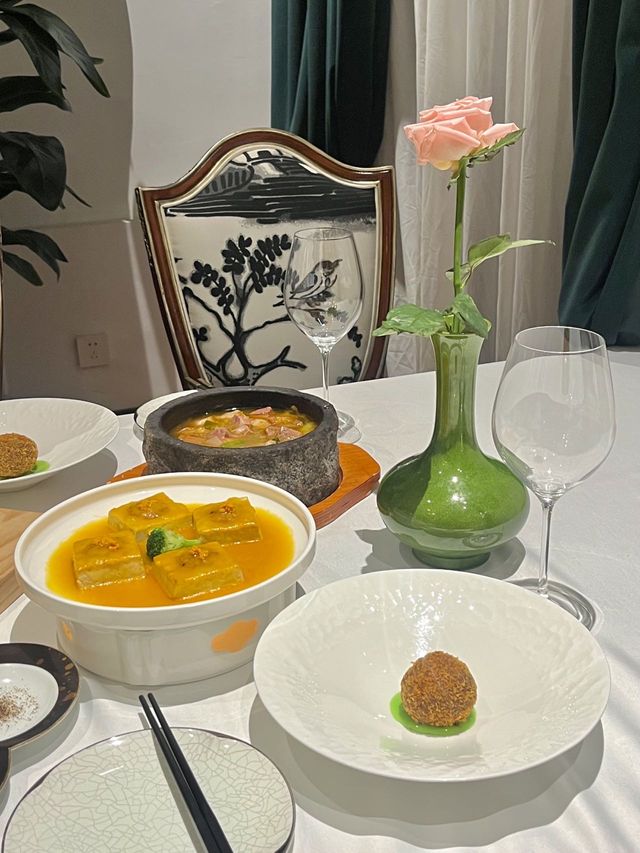 石家莊約會n刷的法式中餐，好吃！。
