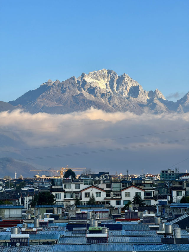 雪山觀景 | 玉龍雪山下的夢幻下午茶。