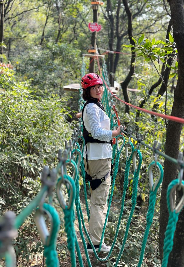 江門大雁山 | 飛越叢林探險樂園超刺激