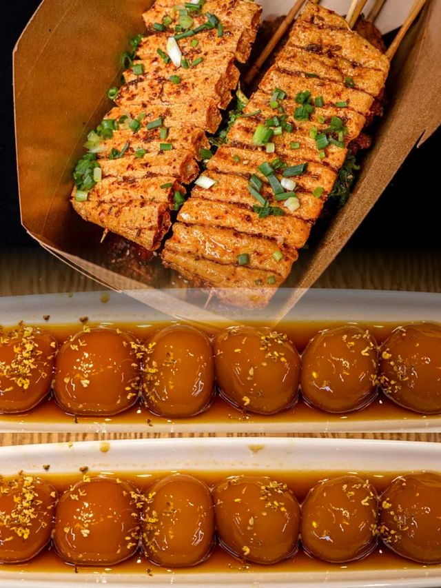 《揚帆夜市，城市夜幕下的繽紛樂園：美食、購物、表演。