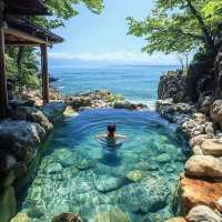 伊豆🌊原來漫畫裡的海景溫泉真的存在！白濱海舟酒店美到窒息！