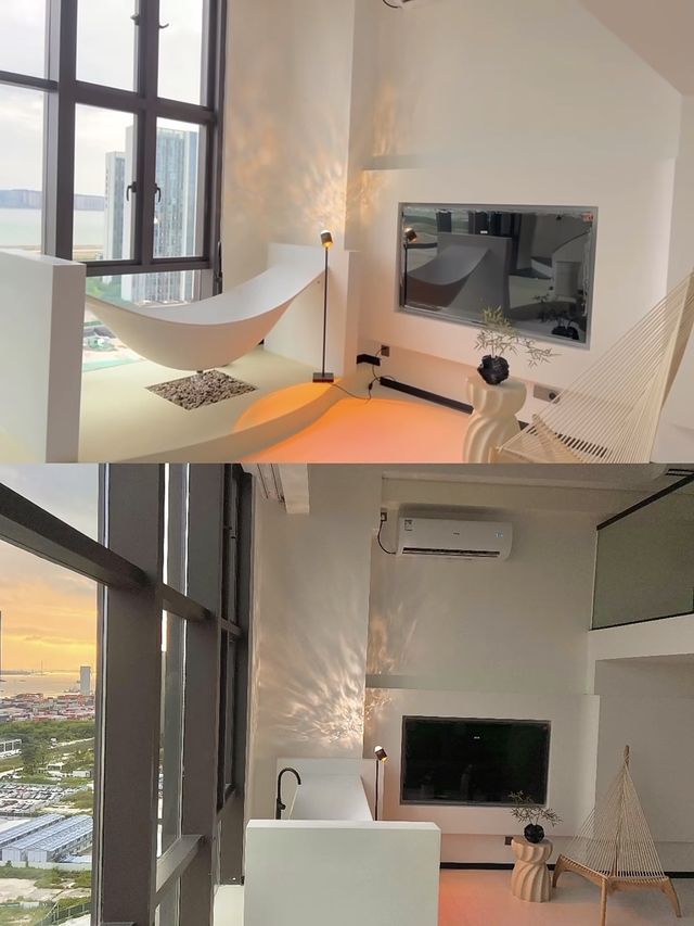 躺進忌廉泡芙裡睇海