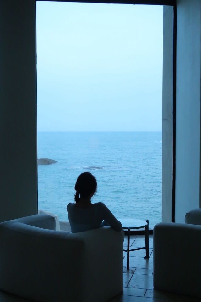 住到了我的人生villa七栩礁石酒店 很適合躺平式度假 設計感直接拉滿 每個角落都像精心布置的藝術