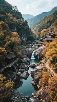 11月的江西望仙谷，四天三晚住進懸崖上仙俠世界！