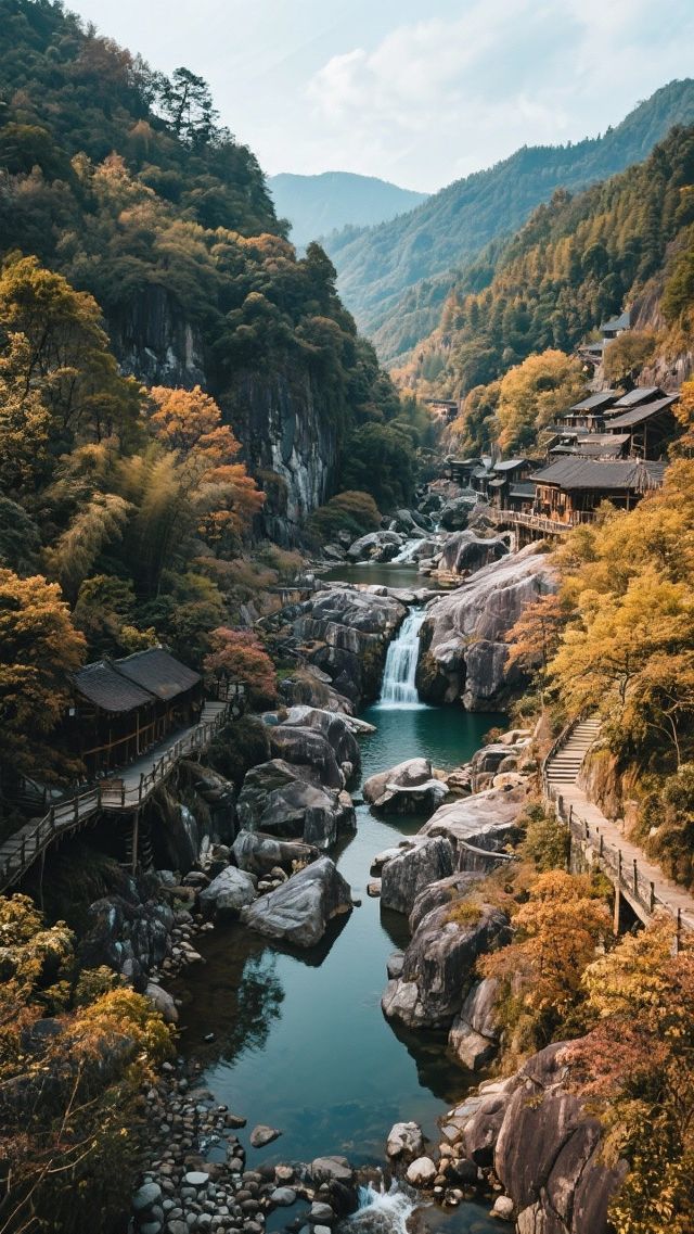 11月的江西望仙谷，四天三晚住進懸崖上仙俠世界！