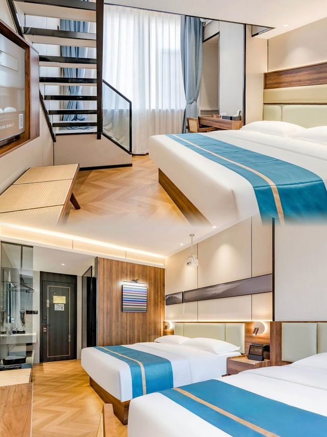 五四廣場智能酒店天花板！步行看海的科技感住宿太香