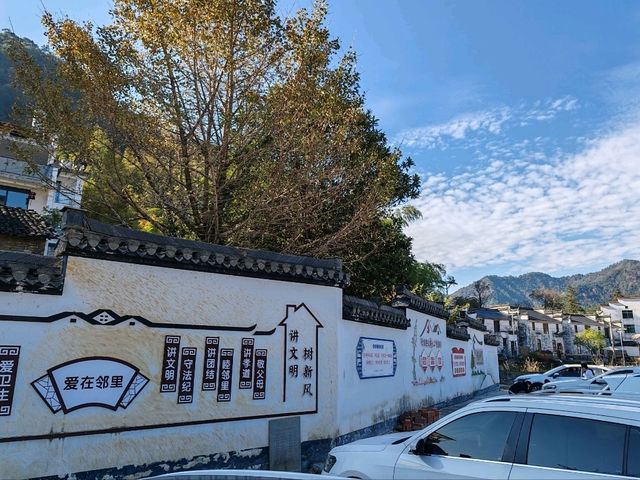 A Winter Day in the Mountain Village