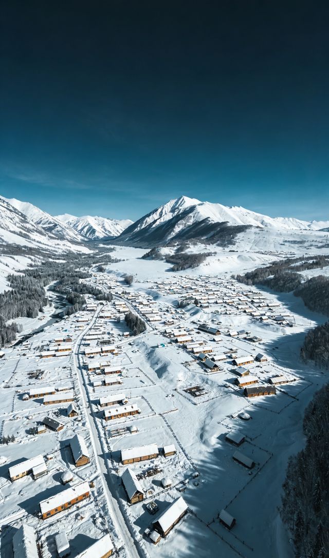 雪山腳下的童話小鎮 雪山腳下的童話小鎮