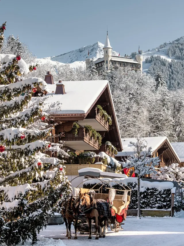 瑞士冬日6大滑雪度假村，每一幀都能做壁紙