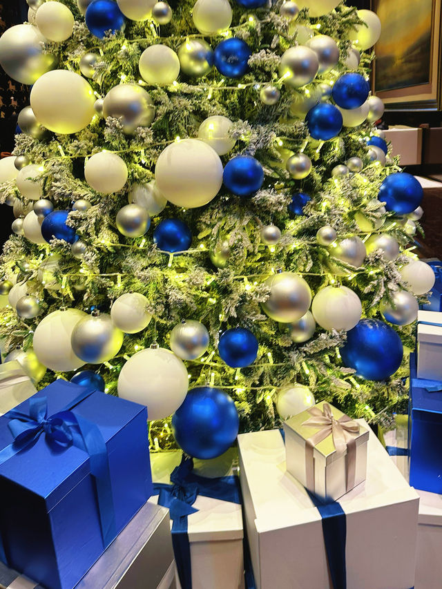 魔都聖誕限定朗廷酒店換裝夢幻藍！