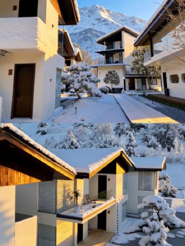 비경 민박 창문을 열면 산이 보여요