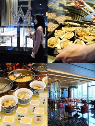 I rarely use the word "luxurious" to describe a buffet!