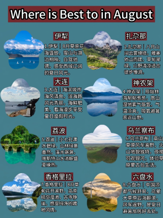 8月最合適去哪？快來看看有沒有你喜歡其中一個