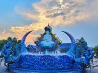 วัดร่องเสือเต้น Blue Temple 🙏🏻