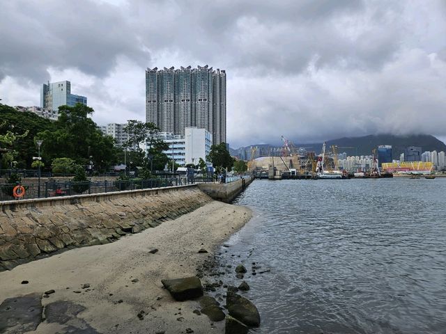 土瓜灣海旁的海心公園