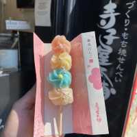 寺子屋本舗の華美（はなみ）団子1本300円