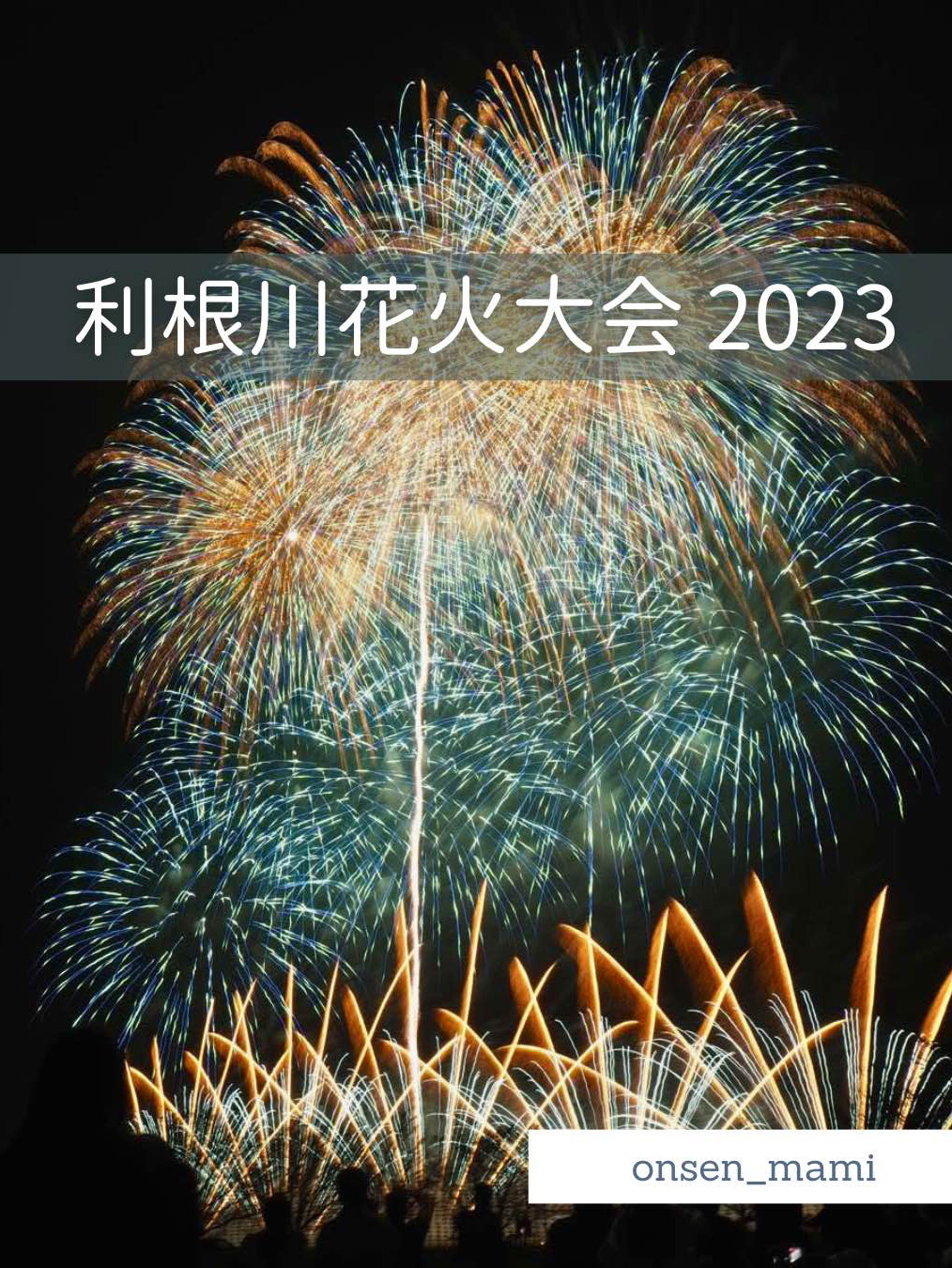 茨城 利根川】3万発の花火が見れる！利根川大花火大会に行ってきた