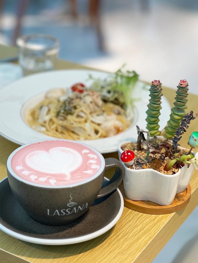 拉花超靚靚嘅cafe ❤️