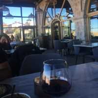 Amazing food and wine with a view