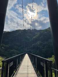 東京出發‼️鬼怒川全長140ｍ行人專用吊橋🤩鬼怒楯岩大吊橋