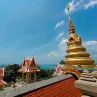 วัดทางสาย วัดสวยบนเขาปักธงชัย อำเภอบางสะพาน