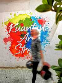 The colours of Kuantan Art Street, Pahang.