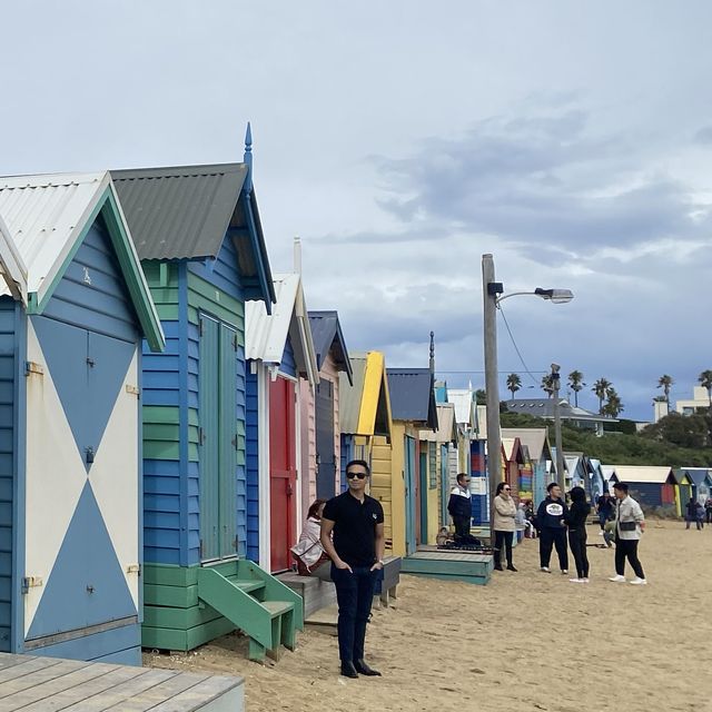 墨爾本必到彩色小屋Brighton bathing boxes