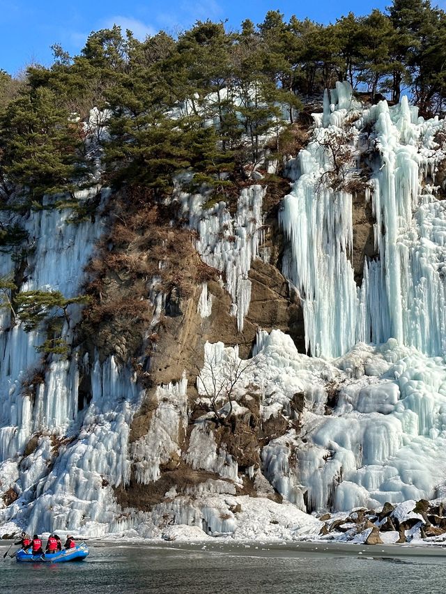 강원도 철원 한탄강 물윗길 얼음트레킹❄️