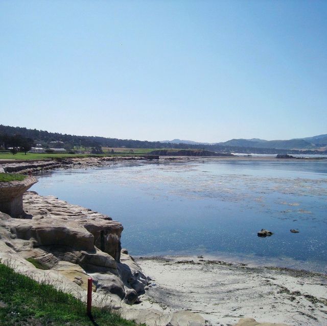 Beautiful coastline beach on road trip