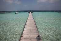 Tiny Picnic island in the middle of the ocean 