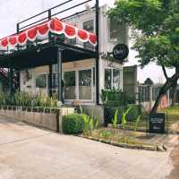 THE AREA IS QUITE SPACIOUS WITH INDOOR AND OUTDOOR SECTIONS