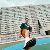 Vibrant hues and iconic views at Choi Hung Estate