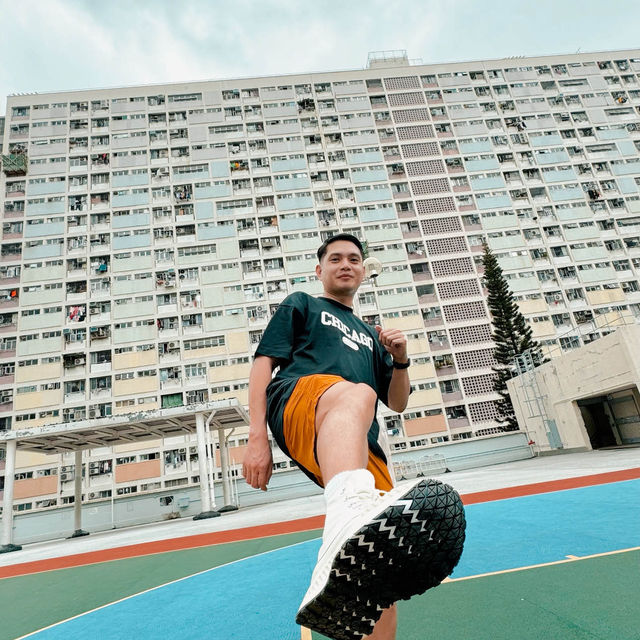 Vibrant hues and iconic views at Choi Hung Estate