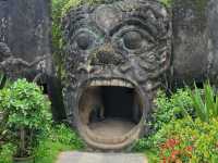 A collection of intricate and awe-inspiring Buddhist and Hindu statues