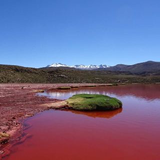 The Blood Lake in Chile
