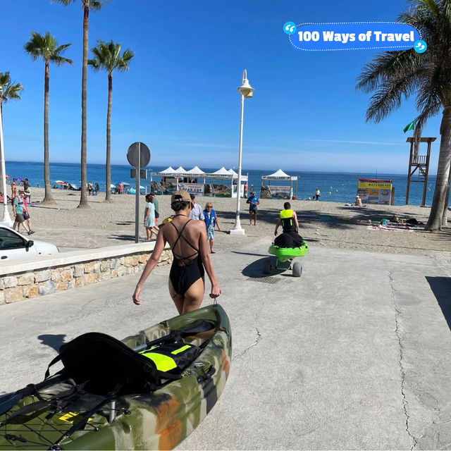 Kayaking in Nerja