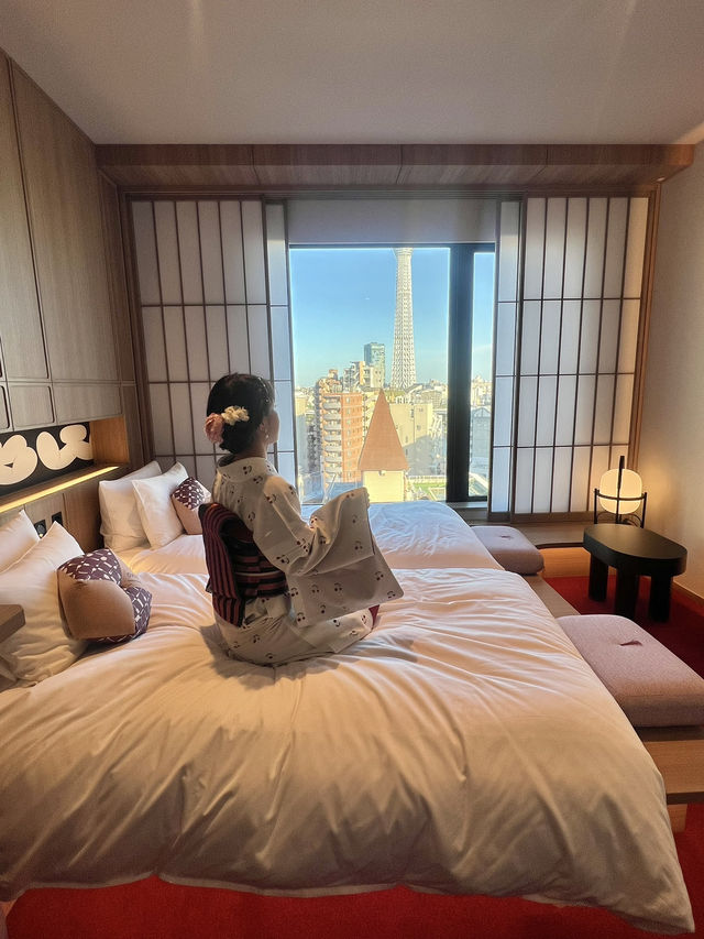 浅草の街並みを丸ごと一望できるホテル🏨