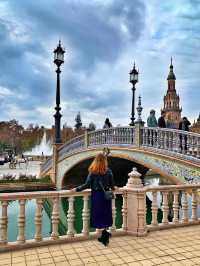 😍Beautiful Square in Seville💙🌟