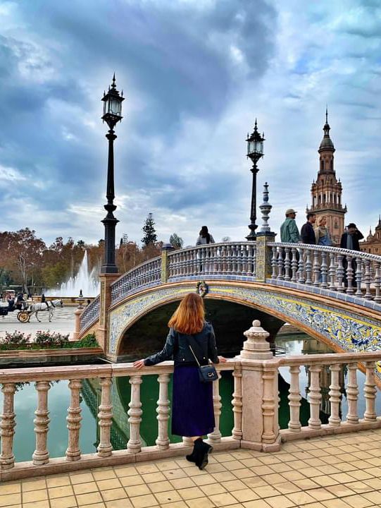 😍Beautiful Square in Seville💙🌟