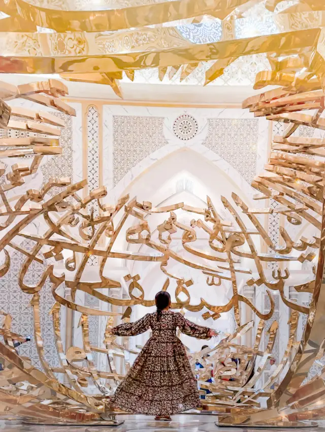 【アブダビ】超豪華な白亜のイスラム建築