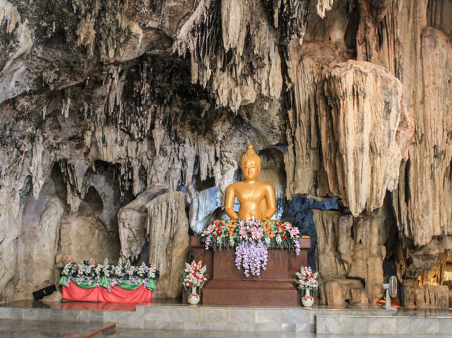 รีวิว วัดถ้ำพุหว้า มหัศจรรย์ธรรมชาติแห่งกาญจนบุรี