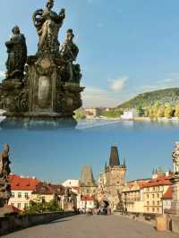 Morning Serenity: A Peaceful Stroll on Charles Bridge