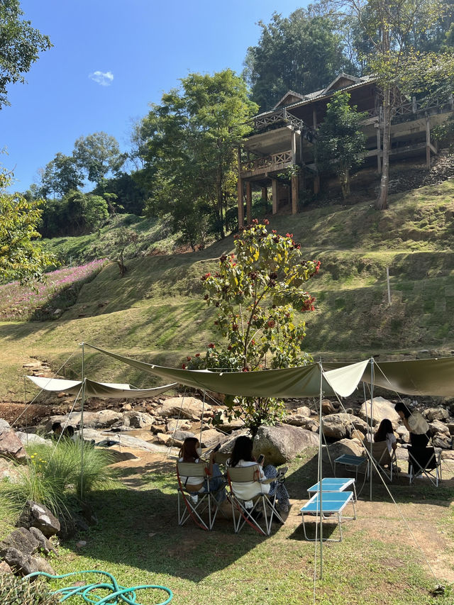 ⛲️คาเฟ่น้ำตก ในเชียงใหม่🍃🦢