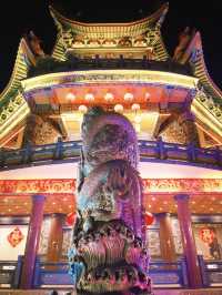 🌙 Nighttime Serenity: Exploring the Nine Emperor Gods Temple in Butterworth 🏮✨
